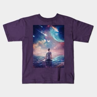 cosmic waters Kids T-Shirt